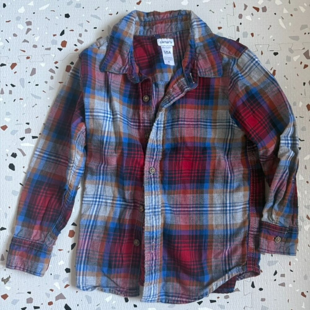 Checkered / Plaid Button Down Shirt